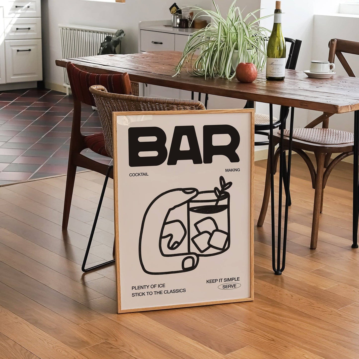 Bar Cocktail print by Lune