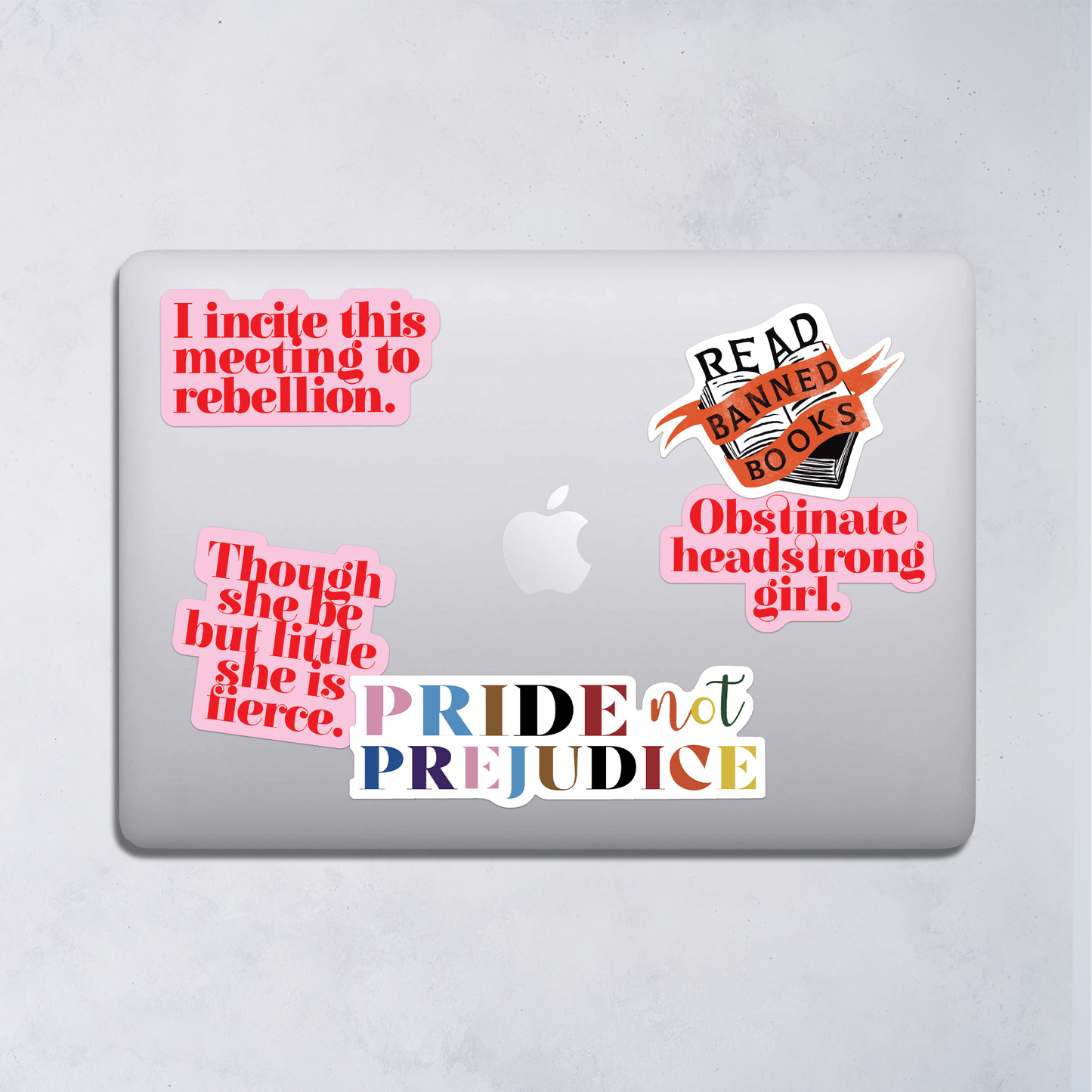 Bookish Pride Sticker - Pride not Prejudice