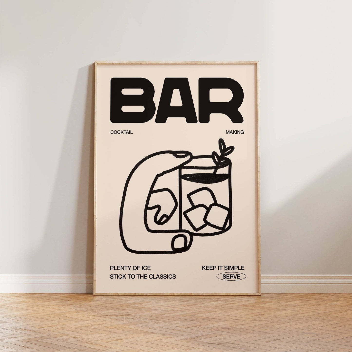 Bar Cocktail print by Lune