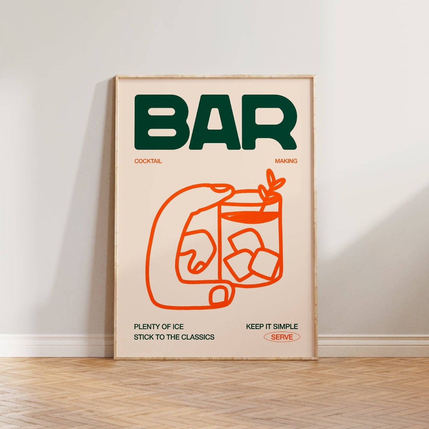 Bar Cocktail print by Lune