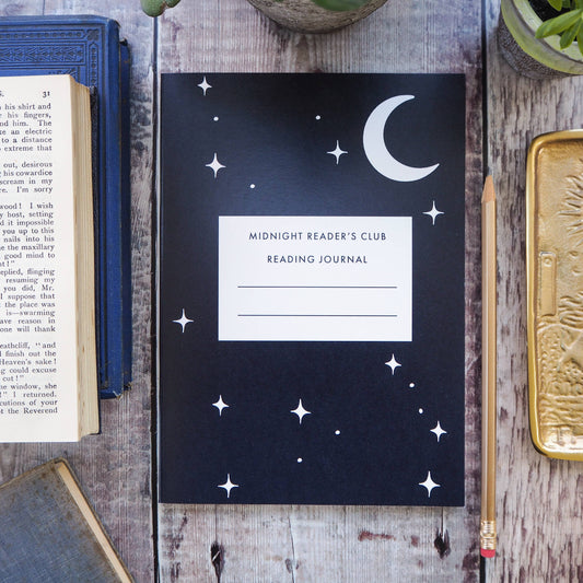 Midnight Readers Club Reading Journal - Notebook