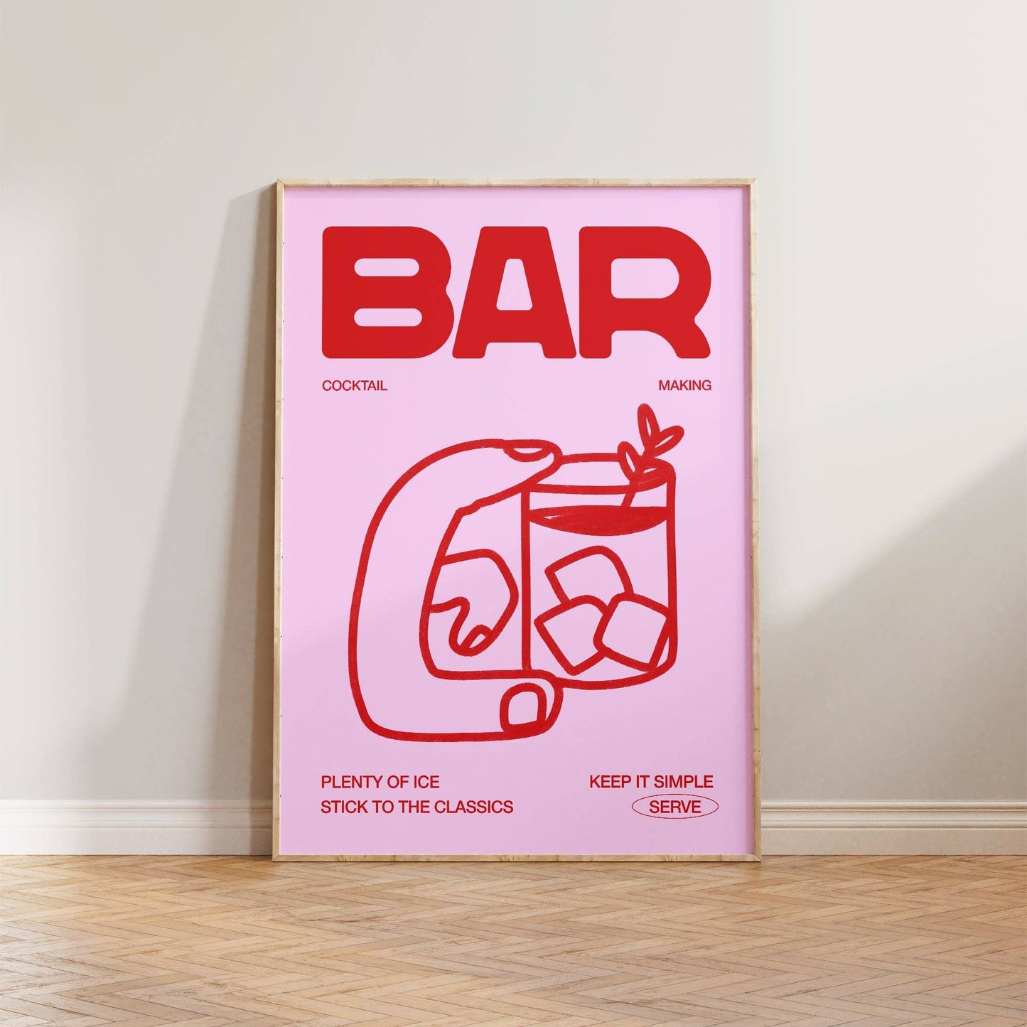 Bar Cocktail print by Lune