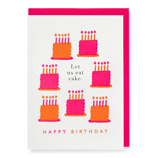 Bright Birthday Cakes card