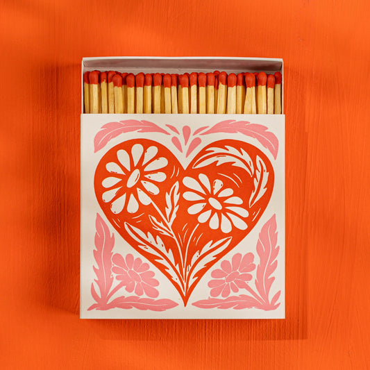 Botanical Heart Matchbox