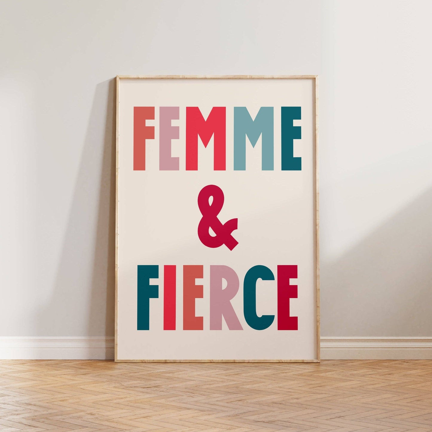 'Femme and Fierce' print by Lune