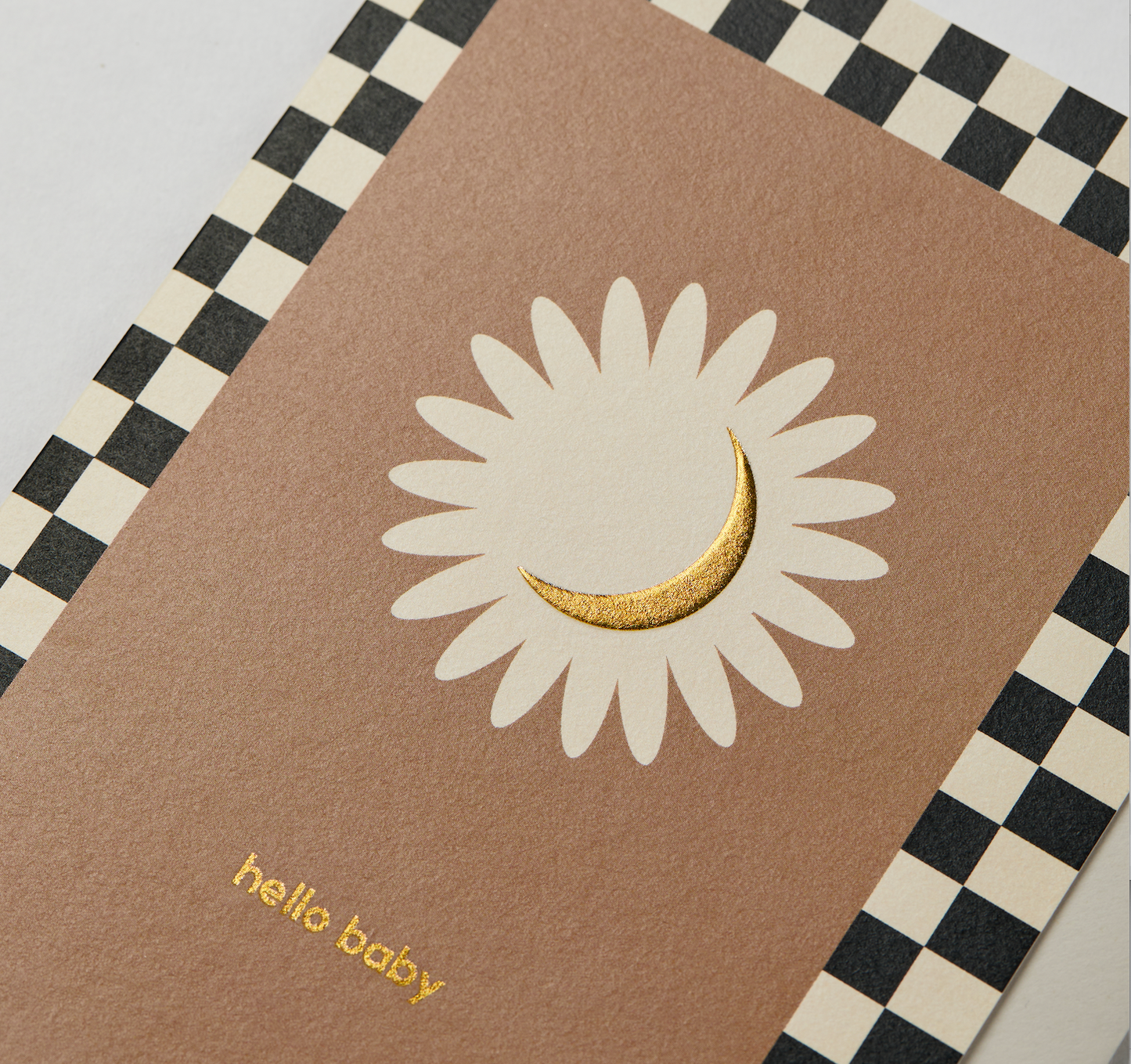 HELLO BABY' MOON NEW BABY CARD