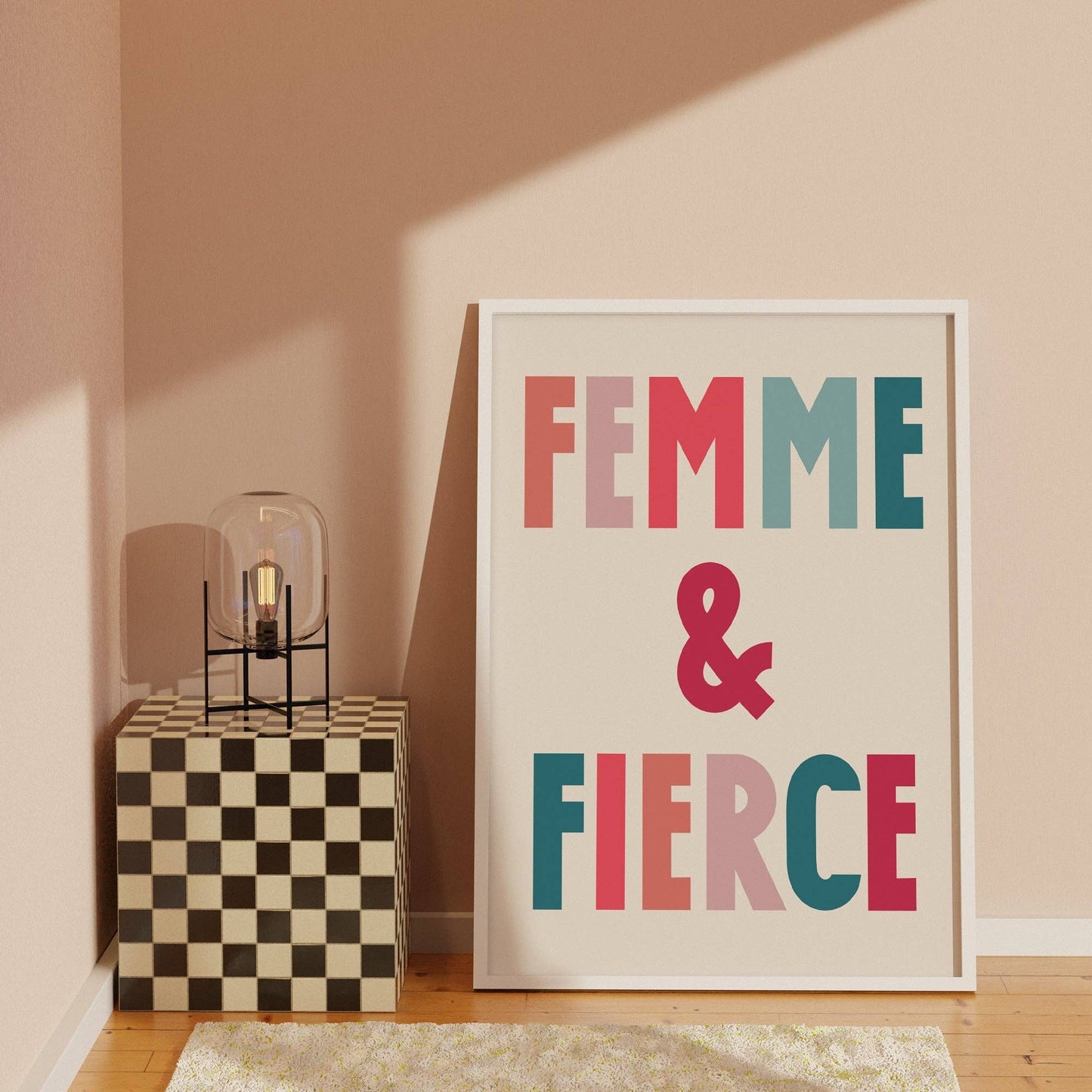 'Femme and Fierce' print by Lune