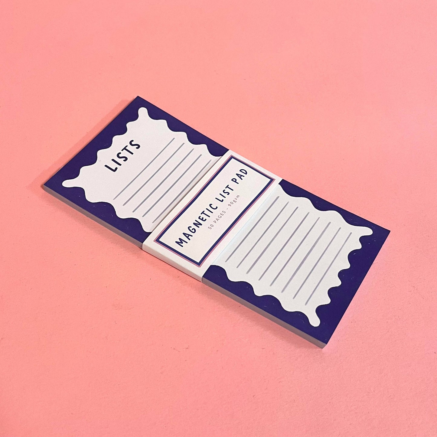 Blue Magnetic List Pad - Colourful Stationery