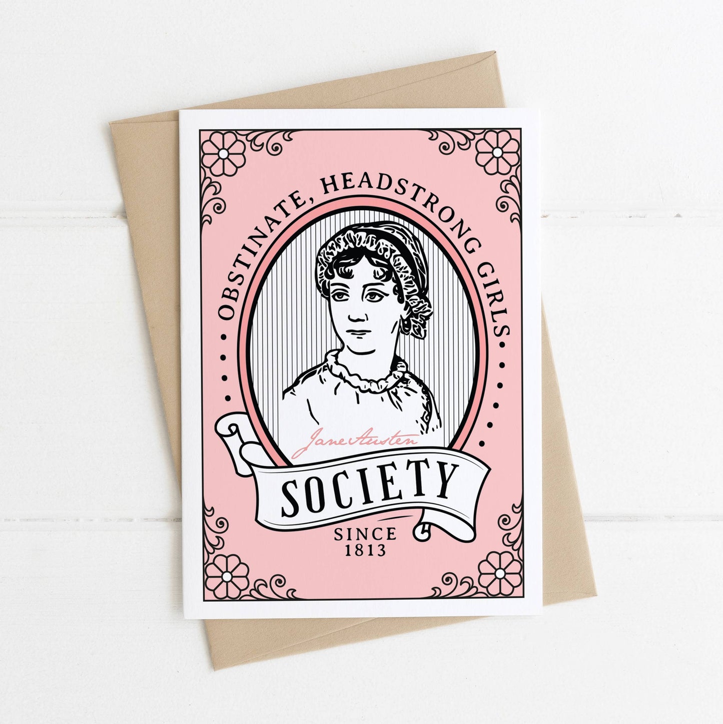 Obstinate Headstrong Girls Society - Pride & Prejudice Card