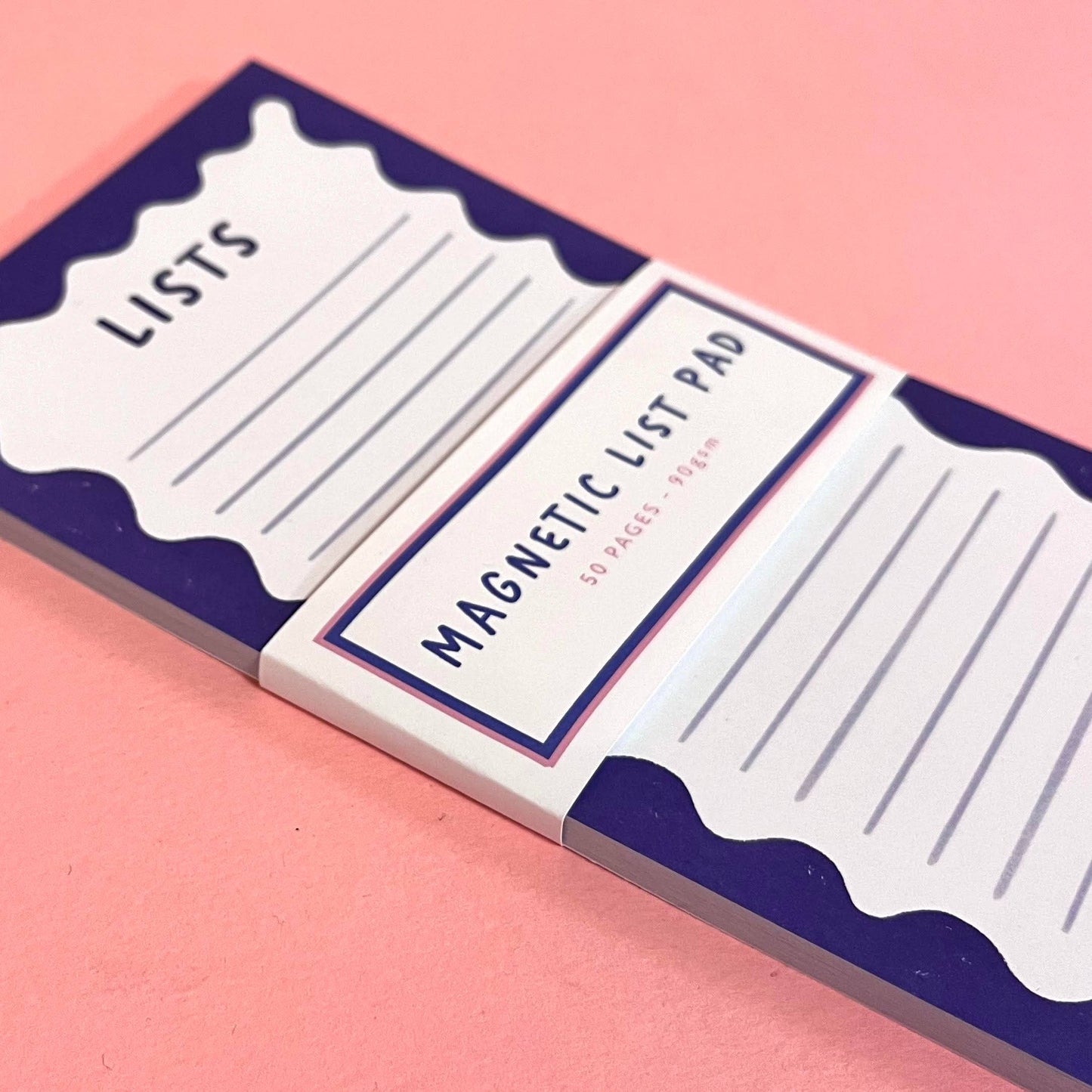 Blue Magnetic List Pad - Colourful Stationery