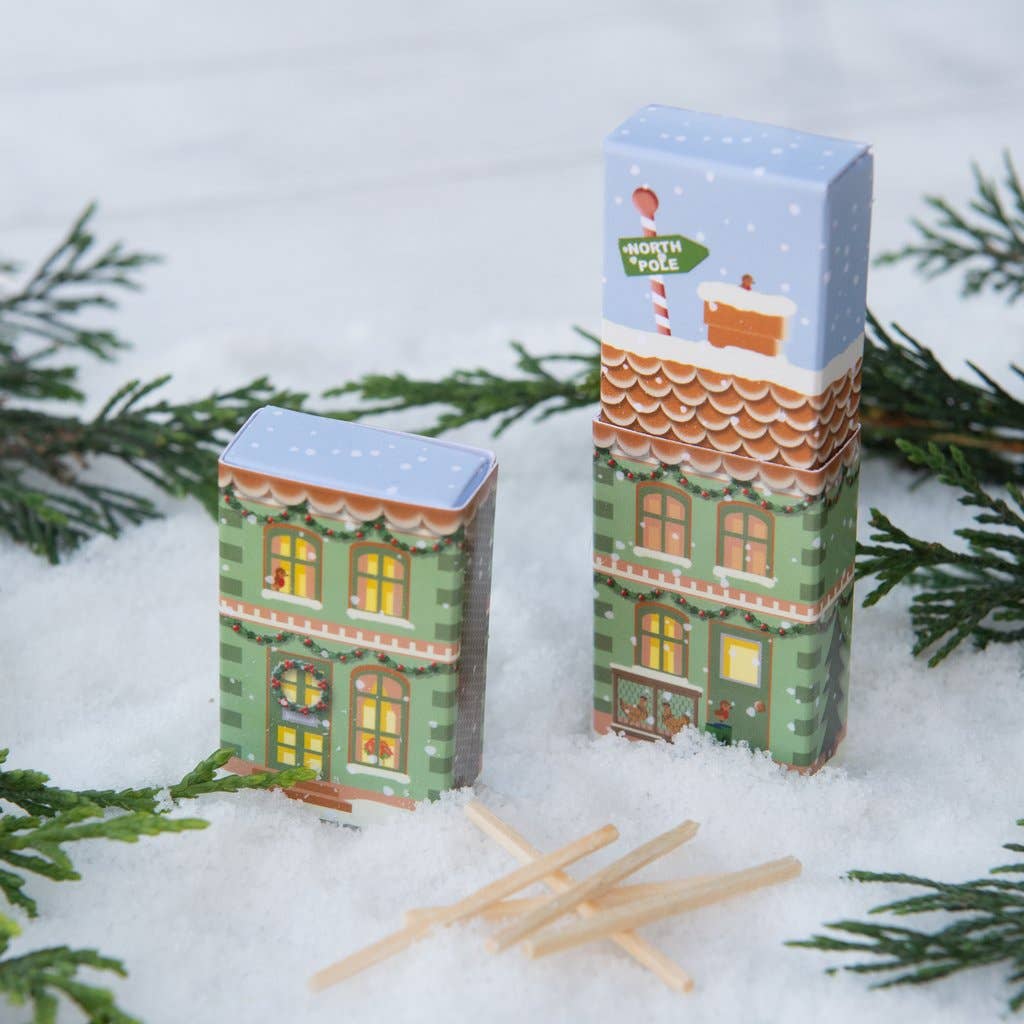 Festive Village Set Of Six Alternative Crackers